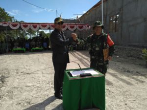 Bupati Sumba Barat Daya (SBD), Markus Dairo Talu, SH dan Dandiim 1613 Sumba Barat, Letkol Inf. Fifin Syaifudin.